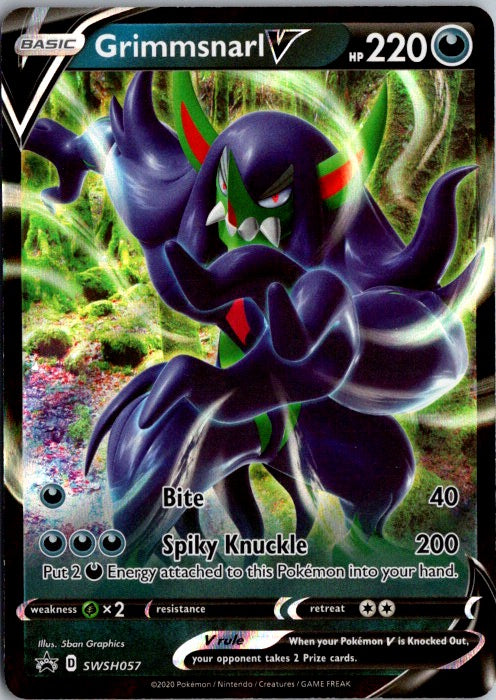 Grimmsnarl V Promo SWSH: Sword & Shield Promo Cards SWSH057 NM